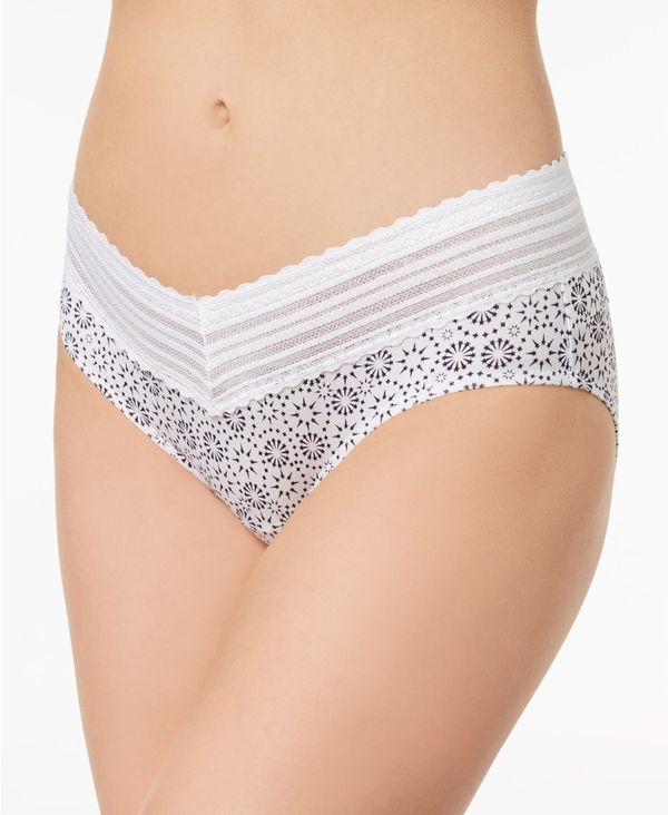 ワーナーズ レディース パンツ アンダーウェア No Pinching No Problems Lace Hipster Underwear 5609J Evening Blue Star