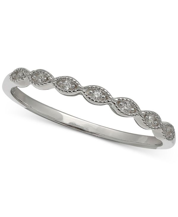 W[j xj[j fB[X O ANZT[ Cubic Zirconia Beaded Band Silver