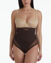 ミラクルスーツ レディース パンツ アンダーウェア Women's Extra Firm Tummy-Control High-Waist Sheer Thong 2778 Coffee