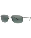 マウイジム レディース サングラス・アイウェア アクセサリー Unisex Polarized Sunglasses MJ000670 Ohai 59 Black