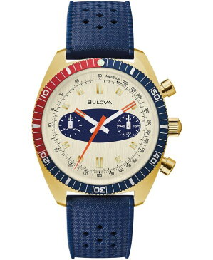 ブロバ メンズ 腕時計 アクセサリー Men's Archive Surfboard Blue Silicone Strap Watch 40.5mm Created for Macy's No Color