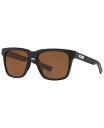 コスタデルマール メンズ サングラス・アイウェア アクセサリー Men's Polarized Sunglasses Pescador 55 BLACK/COPPER 1