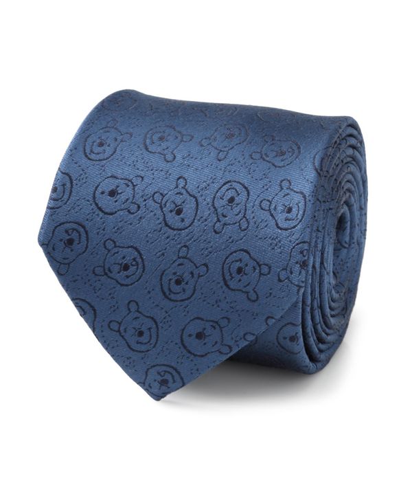 fBYj[ Y lN^C ANZT[ Men's Winnie The Pooh Tonal Tie Blue