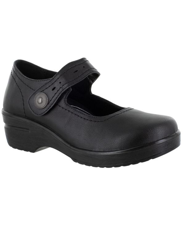 イージーストリート レディース サンダル シューズ Easy Works by Women's Letsee Mary Jane Clogs Black