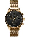 GuCGeB[ Y rv ANZT[ Men's Voyager Eclipse Gold-Tone Stainless Steel Mesh Bracelet Watch 42mm Gold