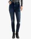 ラッキーブランド レディース デニムパンツ ボトムス Bridgette Skinny Ripped Jeans Lonestar Destruction