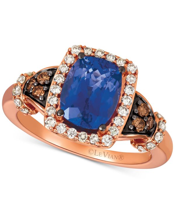 ル ヴァン レディース リング アクセサリー Blueberry Tanzanite&reg; (2 ct. t.w.) Nude Diamonds (1/3 ct. t.w.) & Chocolate Diamon..