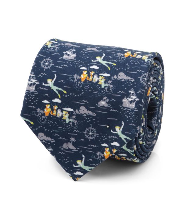 ディズニー メンズ アクセサリー ネクタイ Disney Men's Peter Pan Flying Tie Multi マルチカラー