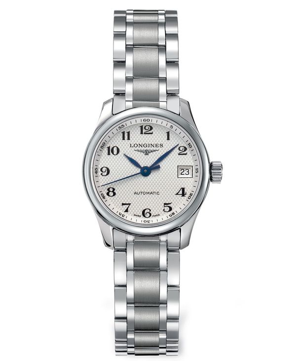 ロンジン ロンジン レディース 腕時計 アクセサリー Women's Swiss Automatic Master Stainless Steel Bracelet Watch 26mm L21284786 No Color