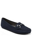 エアロソールズ レディース スリッポン・ローファー シューズ Women's Day Drive Loafers Navy Faux Suede