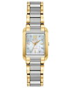 V`Y fB[X rv ANZT[ Eco-Drive Women's Bianca Diamond-Accent Two-Tone Stainless Steel Bracelet Watch 22mm Two Tone