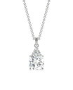 チャールズ アンド コルバード レディース ネックレス・チョーカー・ペンダントトップ アクセサリー Moissanite Cushion Pendant 1-3/4 ct. t.w. Diamond Equivalent in 14k White Gold White Gold