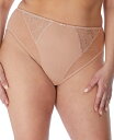 エロミ レディース パンツ アンダーウェア Plus Size Charley High Leg Brief Panty Fawn