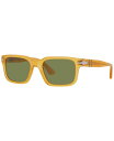 ペルソル メンズ サングラス・アイウェア アクセサリー Men's Polarized Sunglasses PO3272S 53 Miele(4)