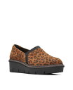 クラークス レディース スニーカー シューズ Women's Collection Airabell Mid Shoes Leoppard Print Leather