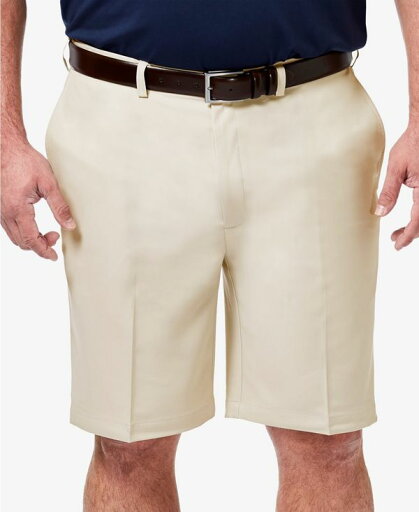 ハガー メンズ ハーフパンツ・ショーツ ボトムス Men's Big & Tall Cool 18 PRO Classic-Fit Stretch Flat-Front 9.5 Shorts String ハガー メンズ ハーフパンツ・ショーツ ボトムス Men's Big & Tall Cool 18 PRO Classic-Fit Stretch Flat-Front 9.5 Shorts String