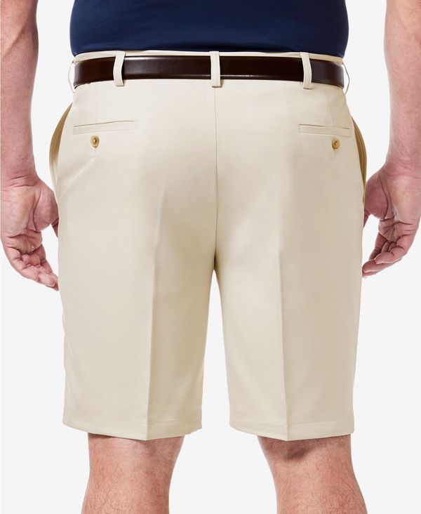 ハガー メンズ ハーフパンツ・ショーツ ボトムス Men's Big & Tall Cool 18 PRO Classic-Fit Stretch Flat-Front 9.5 Shorts String