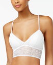 ダナ・キャラン ダナ キャラン ニューヨーク レディース ブラジャー アンダーウェア Modern Lace Longline Bralette DK4021 Poplin White