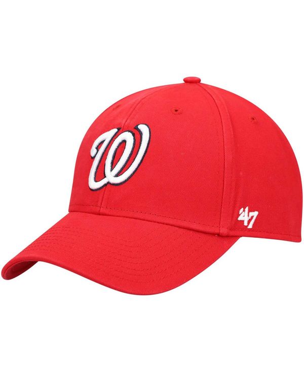 47ブランド メンズ 帽子 アクセサリー Men's Red Washington Nationals Legend MVP Adjustable Hat Red