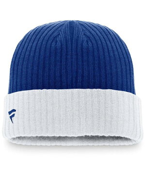 ファナティクス メンズ 帽子 アクセサリー Men's Royal Toronto Maple Leaf's Core Primary Logo Cuffed Knit Hat Royal