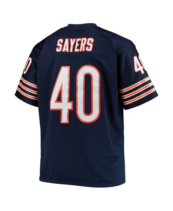 ミッチェル&ネス メンズ シャツ トップス Men's Gale Sayers Navy Chicago Bears Big and Tall 1969 Retired Player Replica Jersey Navy