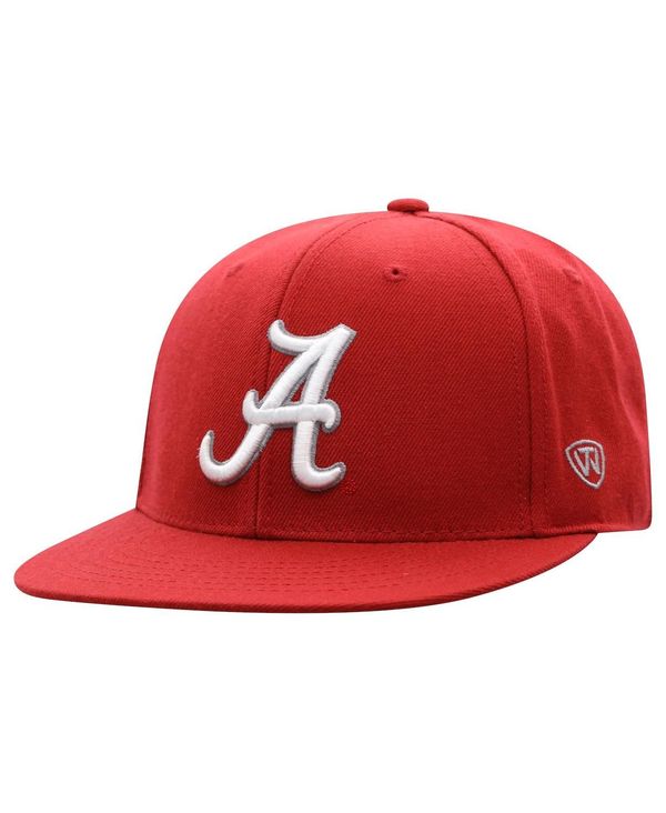 トップオブザワールド メンズ 帽子 アクセサリー Men's Crimson Alabama Crimson Tide Team Color Fitted Hat Crimson