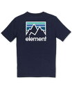 エレメント メンズ Tシャツ トップス Men's Joint Cotton T-Shirt Eclipse Navy