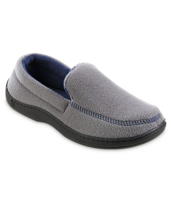 g[c Y T_ V[Y Isotoner Signature Men's Roman Moccasin Eco Comfort Slipper Ash