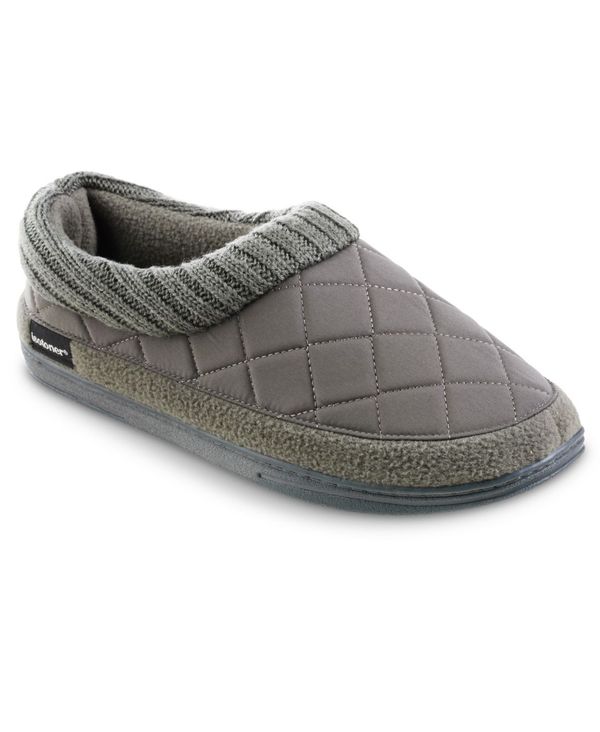 AC\gi[ Y T_ V[Y Signature Men's Levon Low Boot Slippers Ash