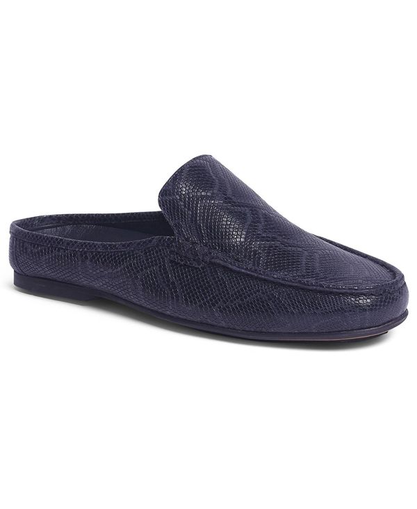 カルロスサンタナ メンズ スリッポン・ローファー シューズ Men's Hector Mule Slip-On Shoes Navy