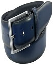フローシャイム メンズ ベルト アクセサリー Men's Carmine Leather Belt Navy