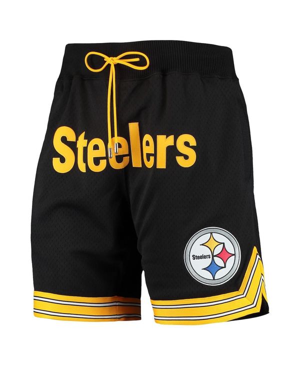 高品質定番 ミッチェル&ネス メンズ ハーフパンツ・ショーツ ボトムス Men's Black Pittsburgh Steelers Just Don Gold Rush Shorts Black:ReVida 店 正規品低価