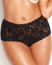 ハンキーパンキー レディース パンツ アンダーウェア Plus Size Boyshort Underwear 481281X Black