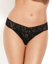 ハンキーパンキー レディース パンツ アンダーウェア Women's Signature Lace Original Rise Thong Black