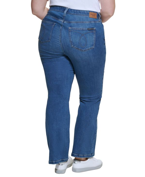 超歓迎即納 カルバンクライン レディース デニムパンツ ボトムス Trendy Plus Size High-Rise Bootcut Jeans Avalon:ReVida 店 超歓迎特価
