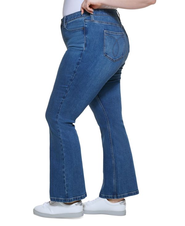 超歓迎即納 カルバンクライン レディース デニムパンツ ボトムス Trendy Plus Size High-Rise Bootcut Jeans Avalon：ReVida 店 超歓迎特価