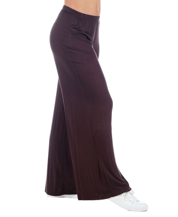 赤字超特価 24セブンコンフォート レディース カジュアルパンツ ボトムス Women's Plus Size Palazzo Lounge Pants Brown:ReVida 店 定番即納