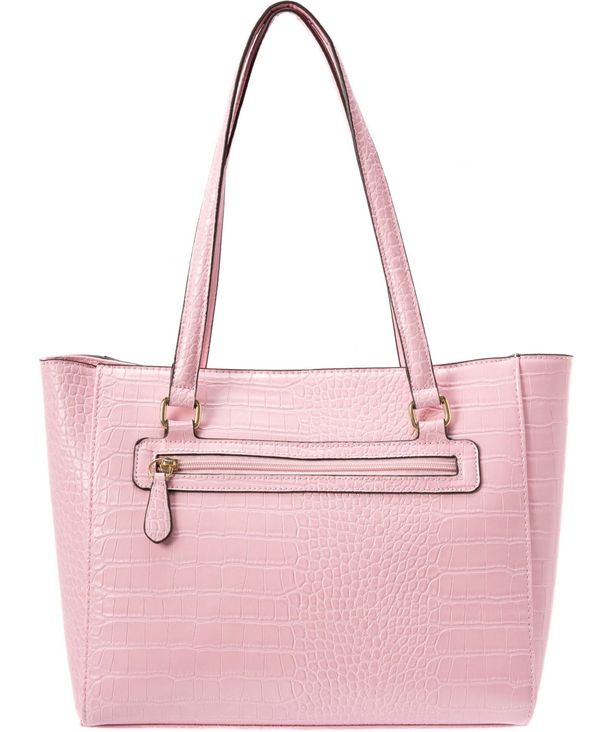 超特価即納 ジャーニ ベルニーニ レディース トートバッグ バッグ Croc-Embossed Tote Petal Pink:ReVida 店 好評最新作