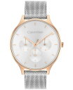 カルバン・クライン カルバンクライン レディース 腕時計 アクセサリー Women's Timeless Stainless Steel Mesh Bracelet Watch 38mm Silver