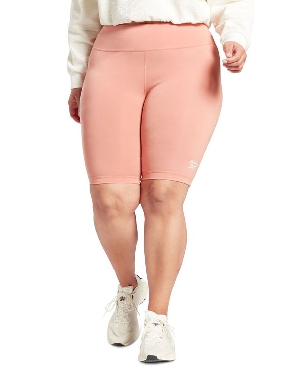 リーボック レディース ハーフパンツ・ショーツ ボトムス Plus Size Leggings Shorts Canyon Coral