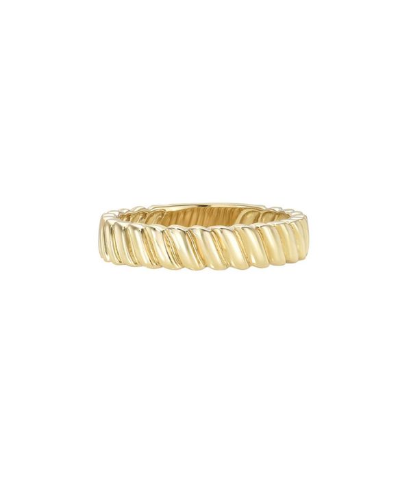 ゾエレフ レディース リング アクセサリー Coil Ring Gold