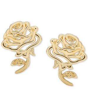 ディズニー レディース ピアス・イヤリング アクセサリー Children's Belle Rose Stud Earrings in 14k Gold Yellow Gold