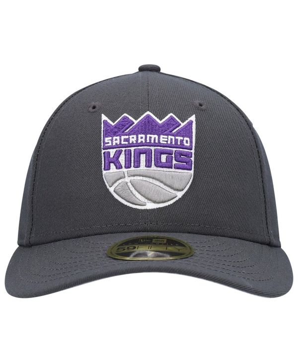 ブランド ニューエラ Men's Gray Sacramento Kings Team Low Profile 59FIFTY Fitted Hat Gray：ReVida 店 メンズ 帽子 アクセサリー ⊠として