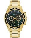 uo Y rv ANZT[ Men's Chronograph Diamond (1/20 ct. t.w.) Gold-Tone Stainless Steel Bracelet Watch 44mm Gold-tone