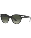 ペルソル レディース サングラス・アイウェア アクセサリー Women's Sunglasses PO3287S 51 Black 1