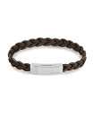 JoNC Y uXbgEoOEANbg ANZT[ Men's Brown Leather Bracelet Brown