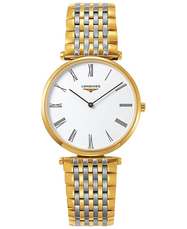 󥸥 ǥ ӻ ꡼ Unisex Swiss La Grande Classique De Longines Two-Tone Stainless Steel Bracelet Watch 36mm L47552117 No Color