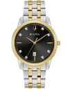 uo Y rv ANZT[ Men's Sutton Diamond-Accent Two-Tone Stainless Steel Bracelet Watch 40mm Two Tone