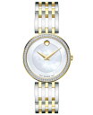 モバド モバド レディース 腕時計 アクセサリー Women's Swiss Esperanza Diamond (1/4 ct. t.w.) Two-Tone PVD Stainless Steel Bracelet Watch 28mm Two-Tone