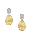 マルコ ビチェゴ レディース ピアス・イヤリング アクセサリー Diamond Lunaria Two Drop Small Earrings in 18K G...